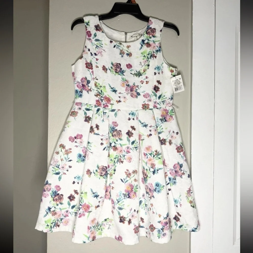 Kohl's Pink and Purple A-Line Sundress Sleeveless Scoop Neck size 16 kids 
Mtp24 - Picture 2 of 7